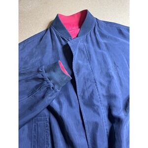 Paul & Shark Yachting Reversible Bomber Jacket Navy Blue Red Mens XL